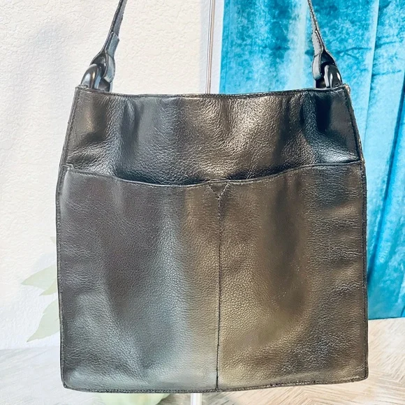 Gucci black leather shoulder bag - Picture 4 of 16